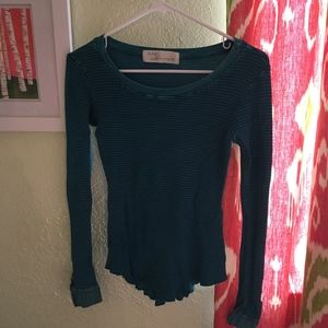 Vintage Havana Fitted Long-Sleeve